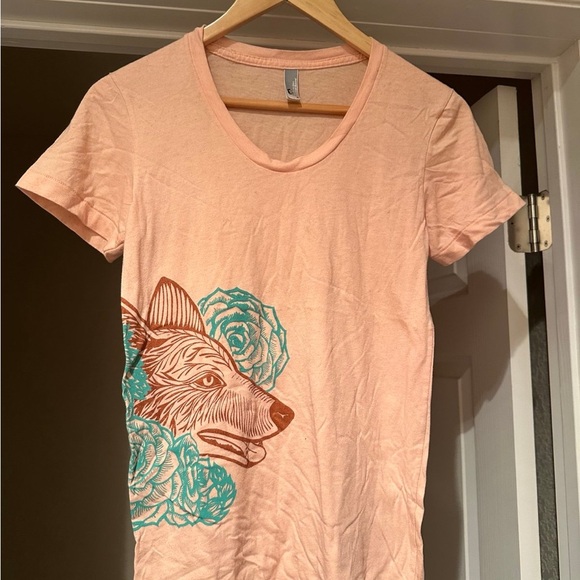 American Apparel Peach Tee - Picture 1 of 3